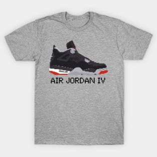 AIR JORDAN IV RETRO PIXELATED ART SHOE COLLECTION T-Shirt